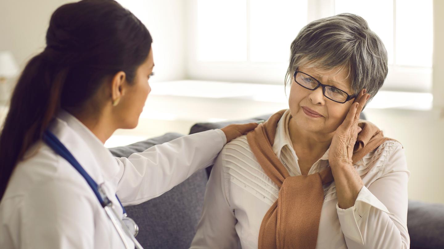 Headache Pain Old Woman Treatment